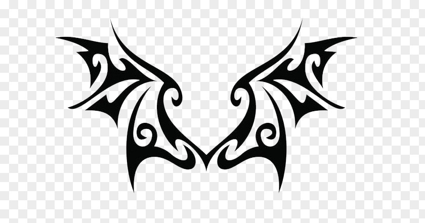 Totem Black Wings Dragon Clip Art PNG