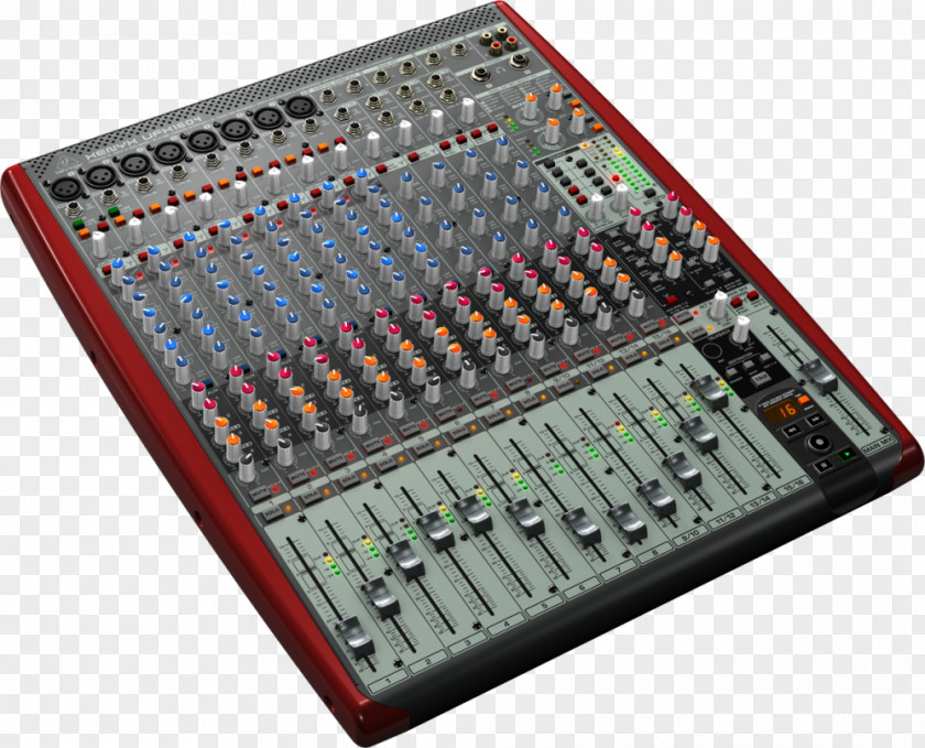Audio Mixers BEHRINGER Behringer XENYX UFX1604 Digital Mixing Console Sound PNG