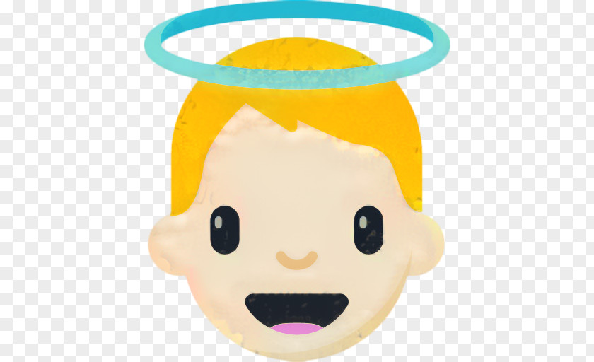 Cartoon Nose Angel Emoji PNG