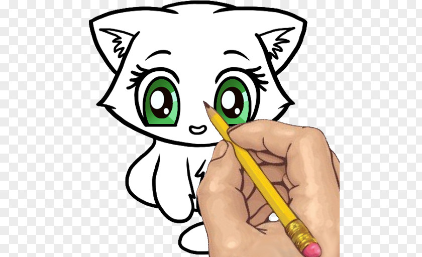 Cat Kitten Drawing Cuteness Sketch PNG
