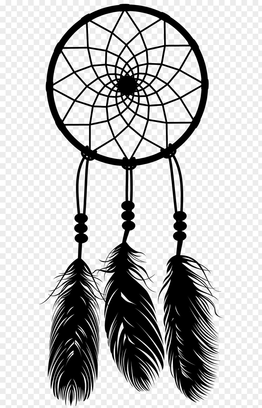 Dreamcatcher With Feathers Wolf Dream Catcher Vector Graphics Illustration PNG