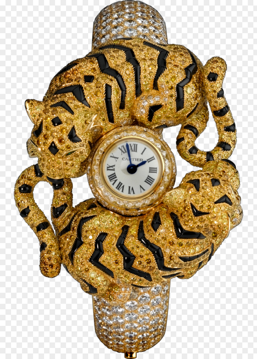 Gold Cartier Watch Jewellery Bracelet PNG