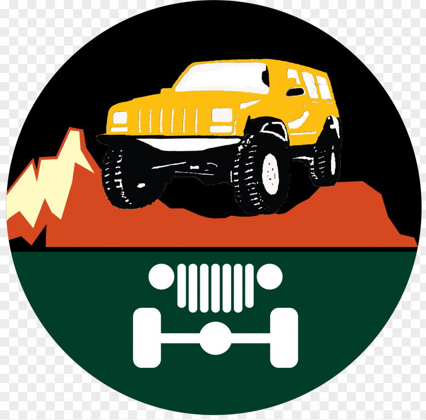 Jeep Cherokee (XJ) Car Lapel Pin PNG