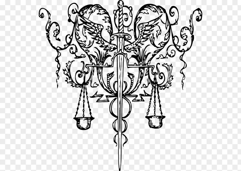 Blind Justice Tattoo Lady Sword Clip Art PNG