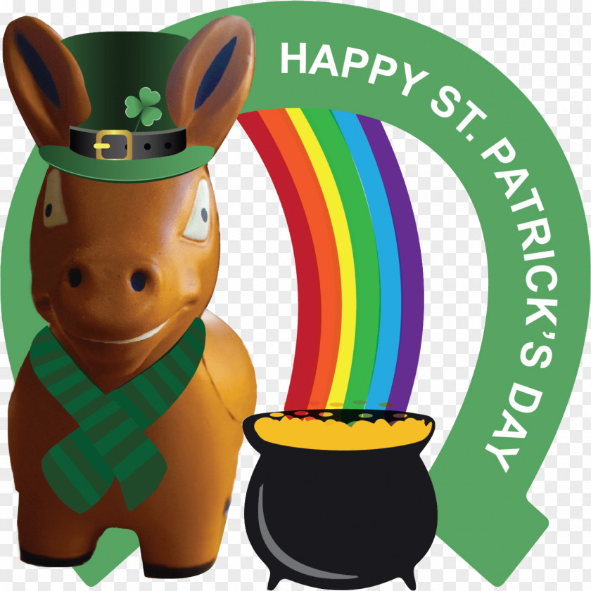 Happy St Patricks Day Food Animal Voucher Clip Art PNG