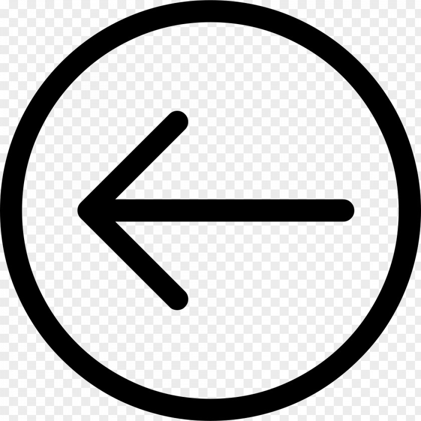 Left Arrow Logo Graphic Design PNG