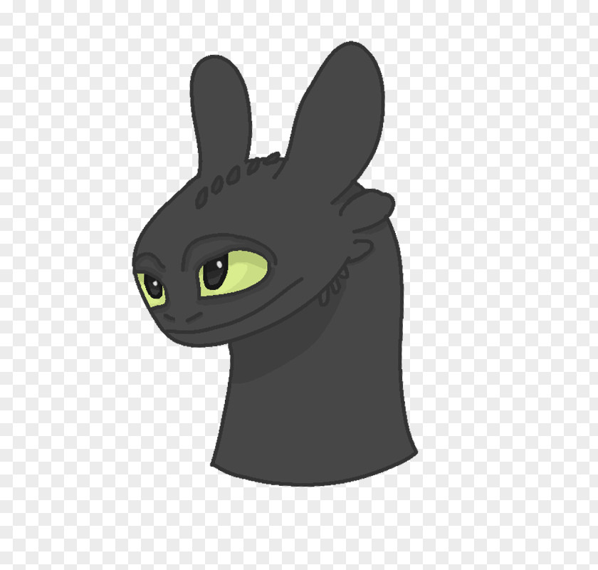 Toothless Black Cat Kitten Whiskers Mammal PNG