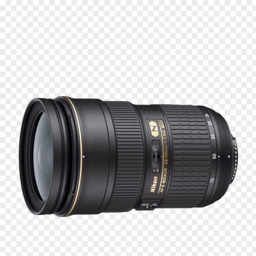 Camera Lens Nikon 24-70mm F/2.8G ED AF-S Canon EF DX Nikkor 35mm F/1.8G PNG
