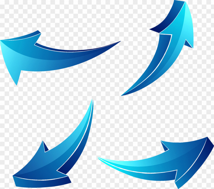 Dynamic Arrow Euclidean Vector Blue Photography PNG