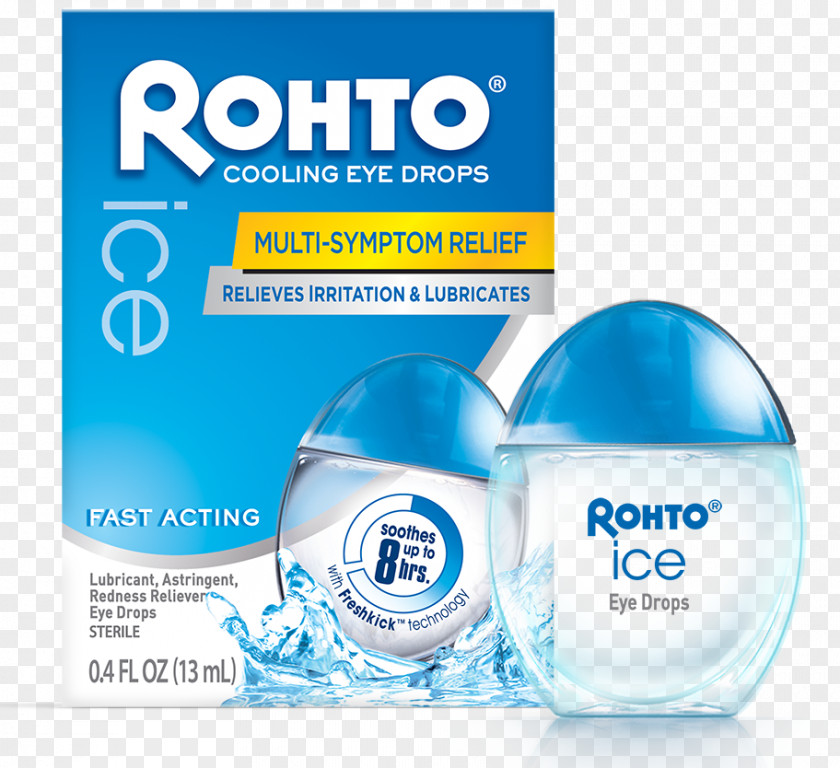 Eye Drop Drops & Lubricants Rohto Redness Cooling Pharmaceutical Clear Eyes Maximum Relief PNG