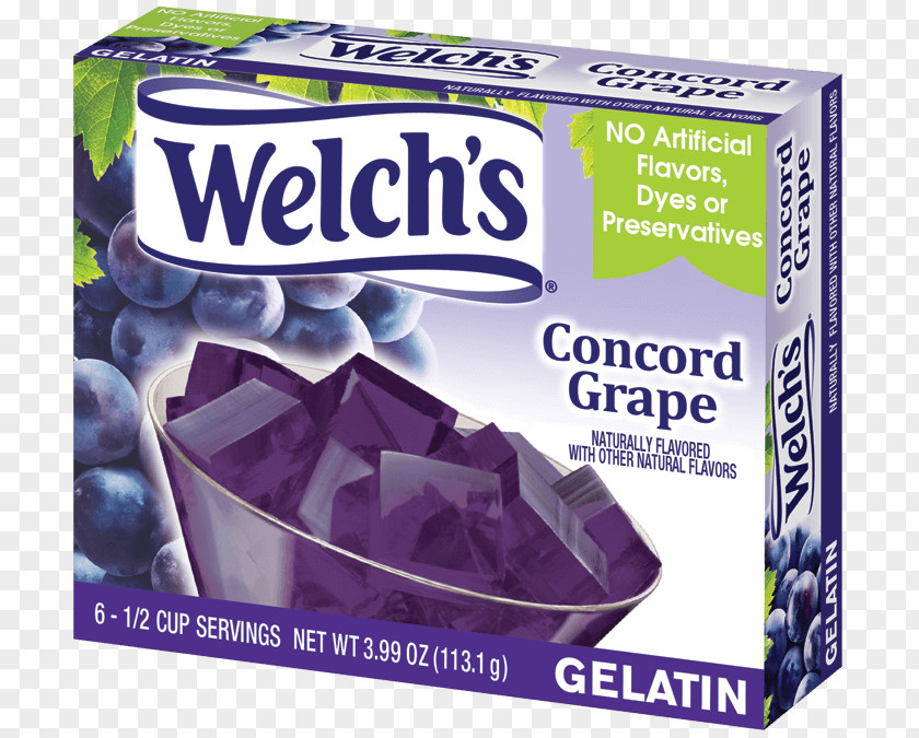 Juice Concord Grape Welch's Jel Sert Gelatin Jell-O PNG