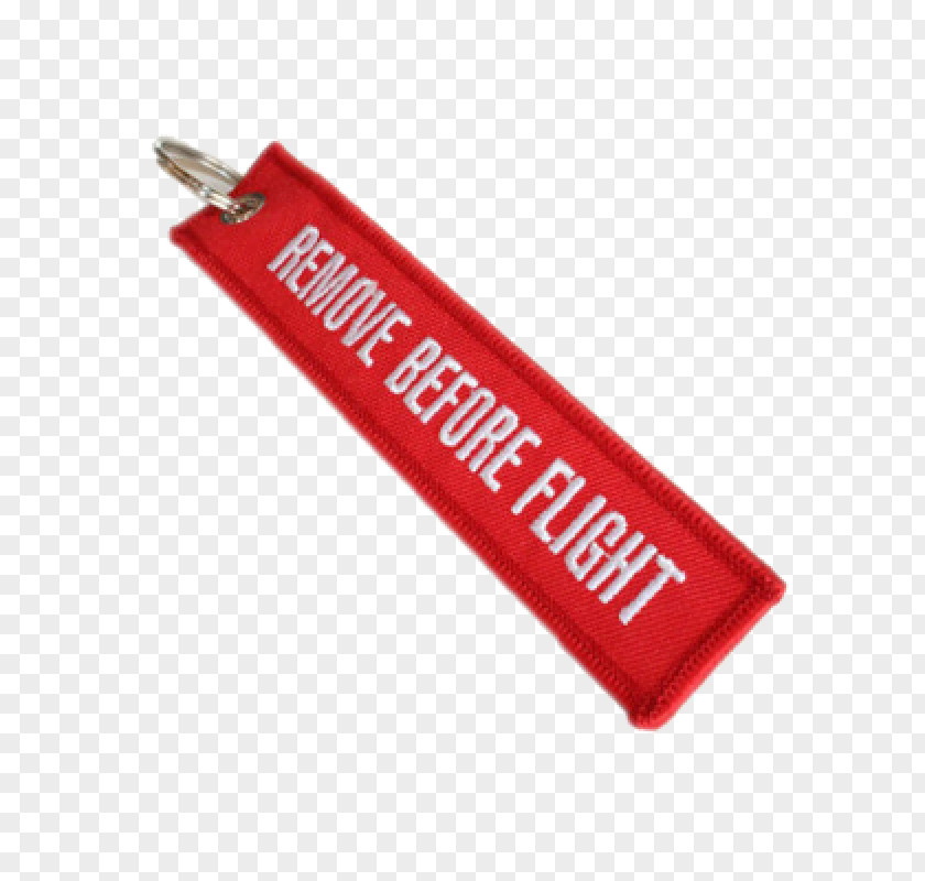 Remove Before Flight Key Chains Woven Fabric Textile Bag Tag PNG