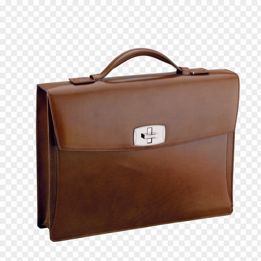 Bag Briefcase S. T. Dupont Leather Business Cards PNG