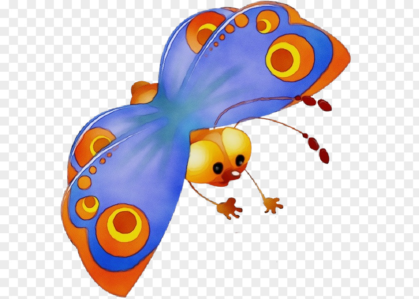 Butterfly Wet Ink Clip Art PNG