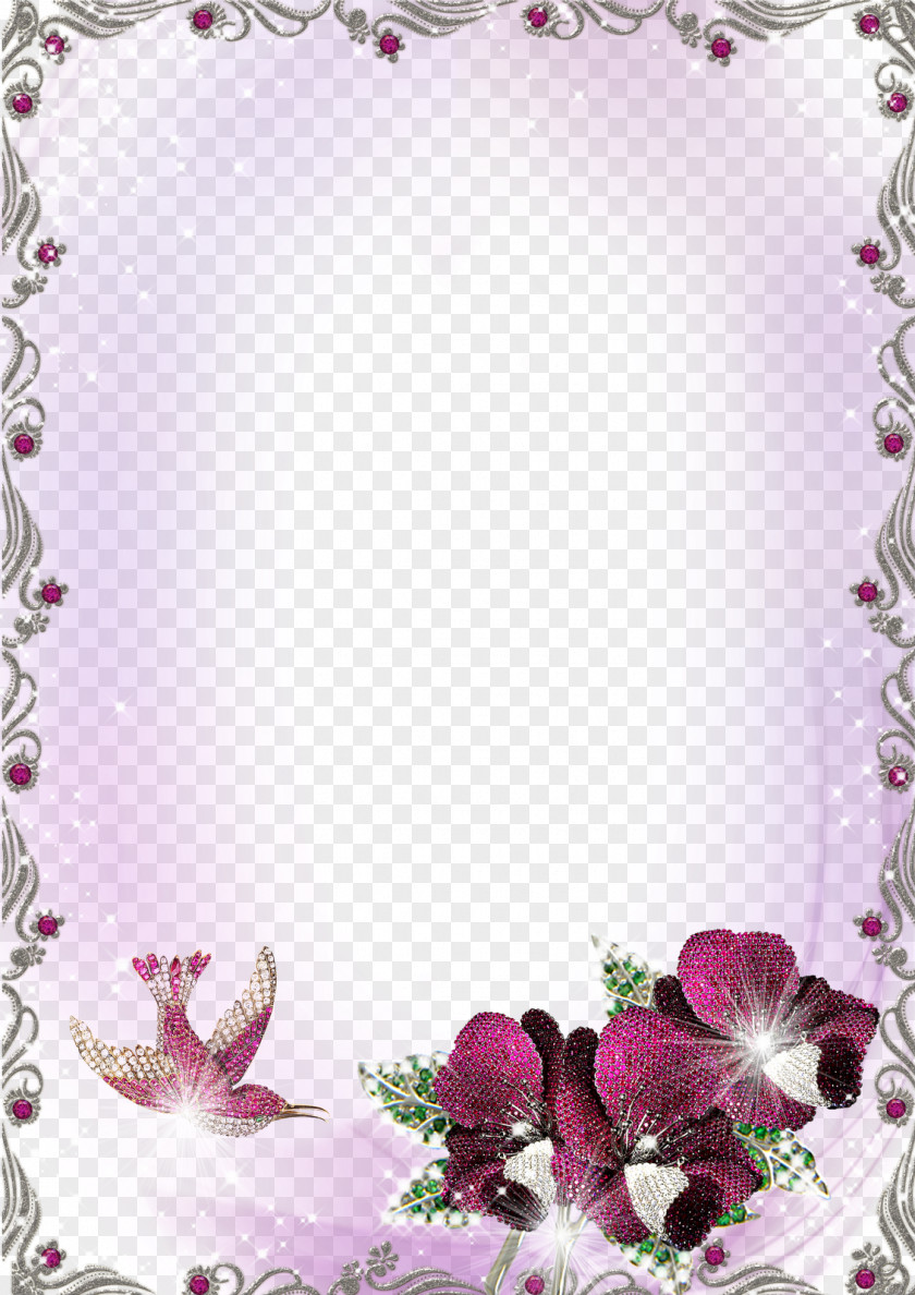 Purple Border Frame Clipart Picture Image File Formats Clip Art PNG