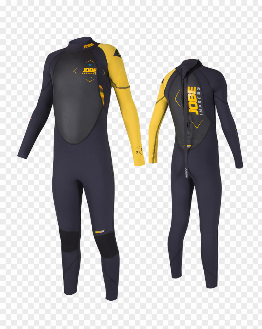 Wetsuit Jobe Water Sports Dry Suit Wakeboarding Neoprene PNG