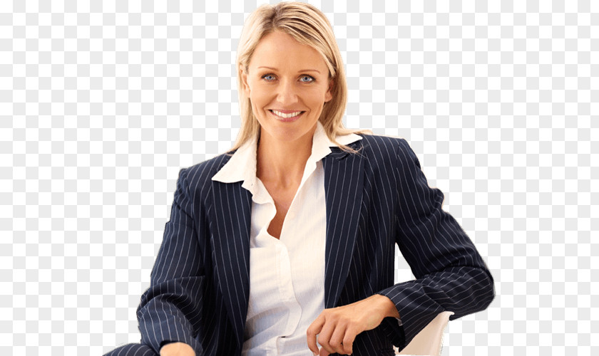 Business Woman Plan Management Service Information PNG