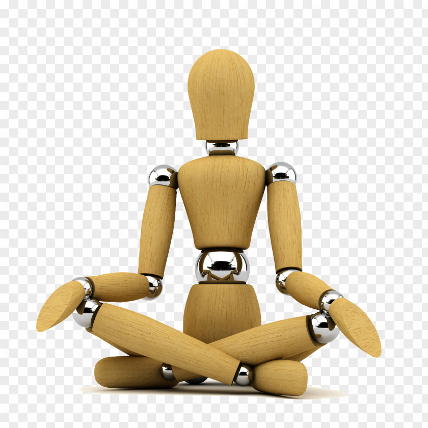 Meditate Mannequin Wood Royalty-free PNG