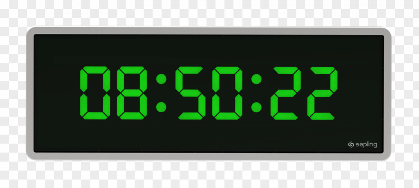 Radio Clock Display Device Digital PNG