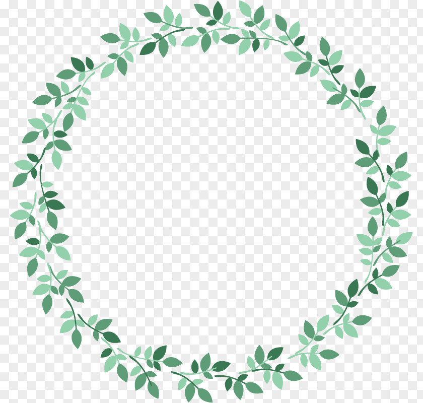 Small Fresh Green Grass Ring Circle Leaf PNG