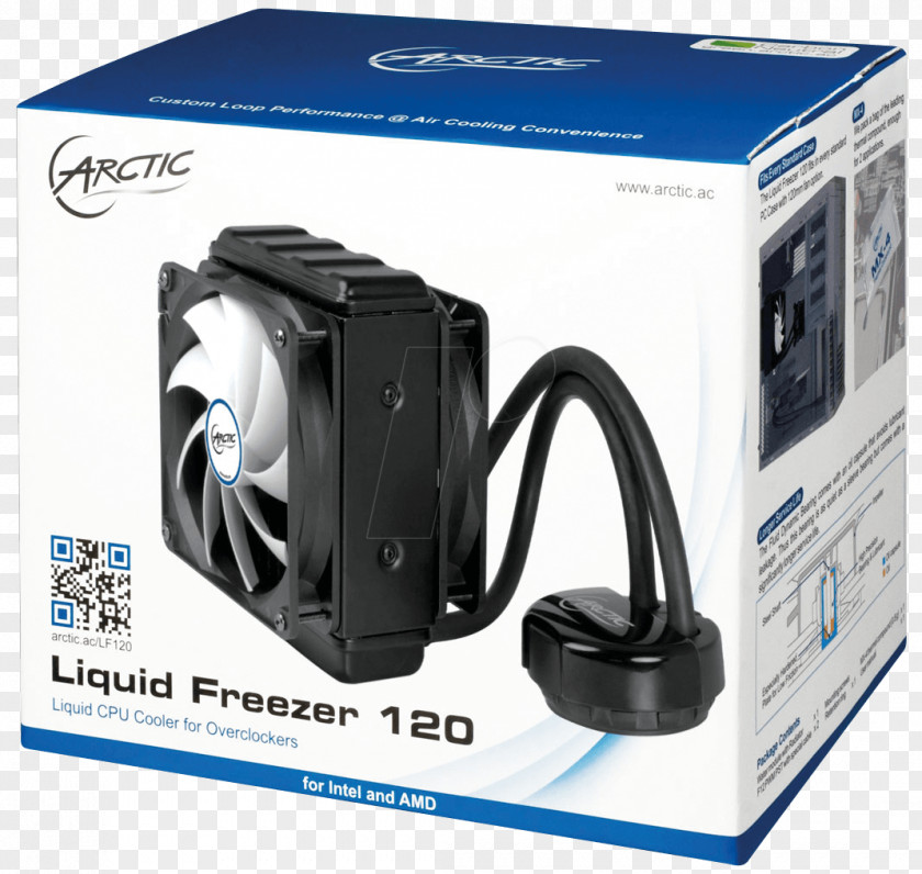 Water Arctic Computer System Cooling Parts Central Processing Unit Freezer PNG