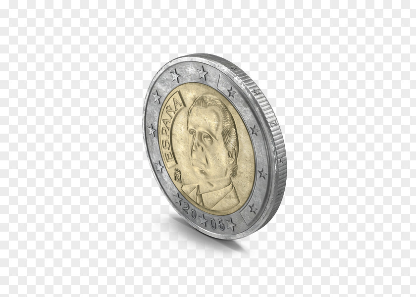 € 2 Coins Euro Coin Currency PNG
