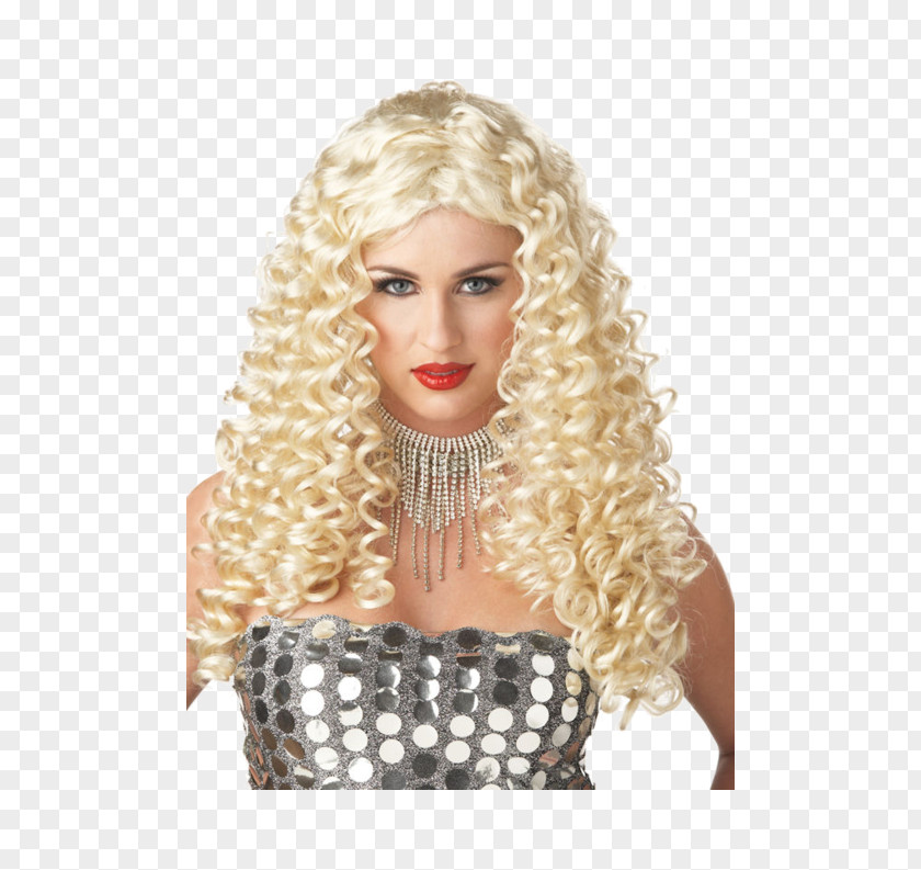 Hair Blond Coloring Ringlet Wig PNG