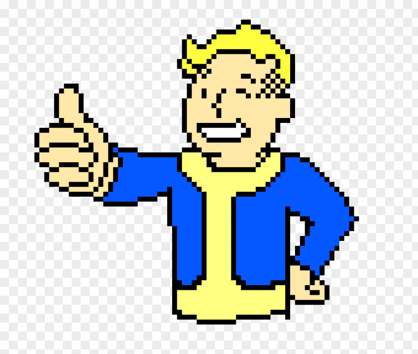 Minecraft Fallout 4 Pixel Art Draw PNG