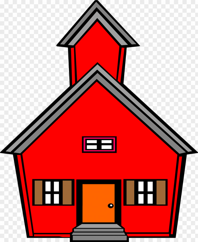 No School Cliparts House Student Clip Art PNG