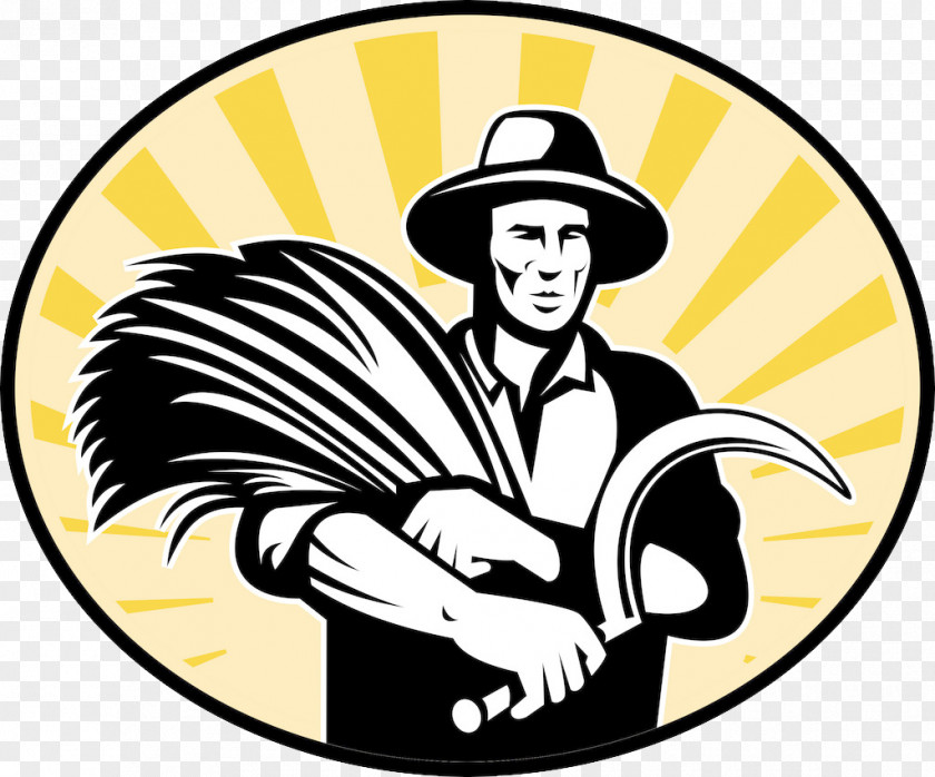 Wheat Harvest Farmer Royalty-free Illustration PNG