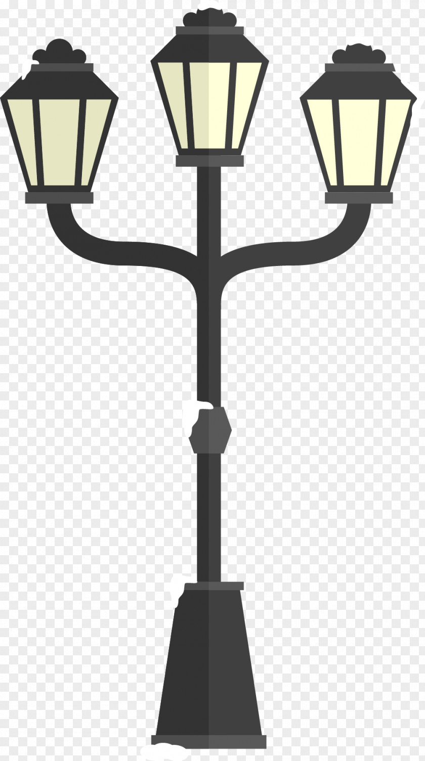 Winter Street Lights Light Fixture Icon PNG
