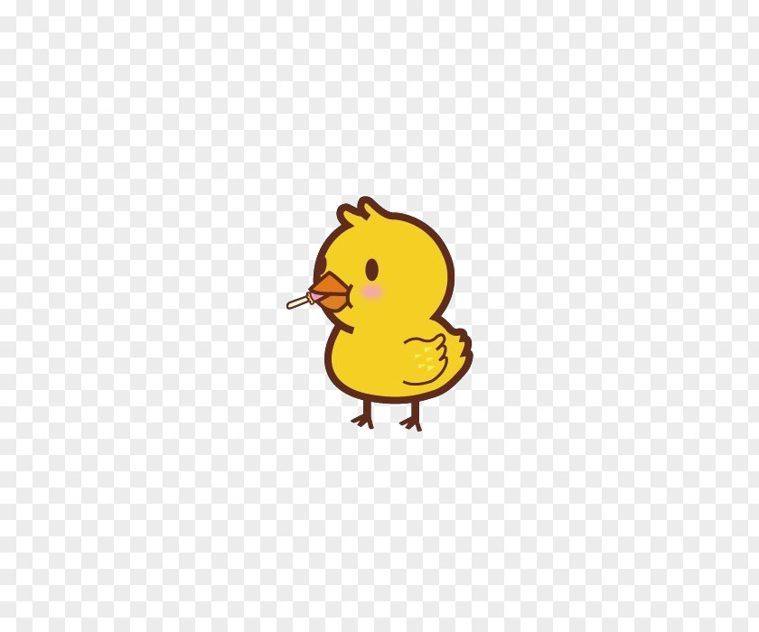 Chick Chicken Cartoon Yellow PNG