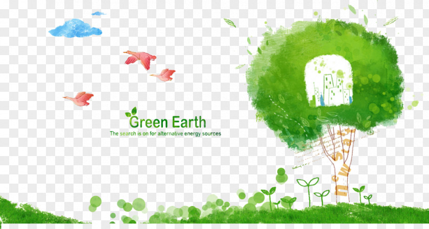 Green Earth Janghang High School Poster PNG