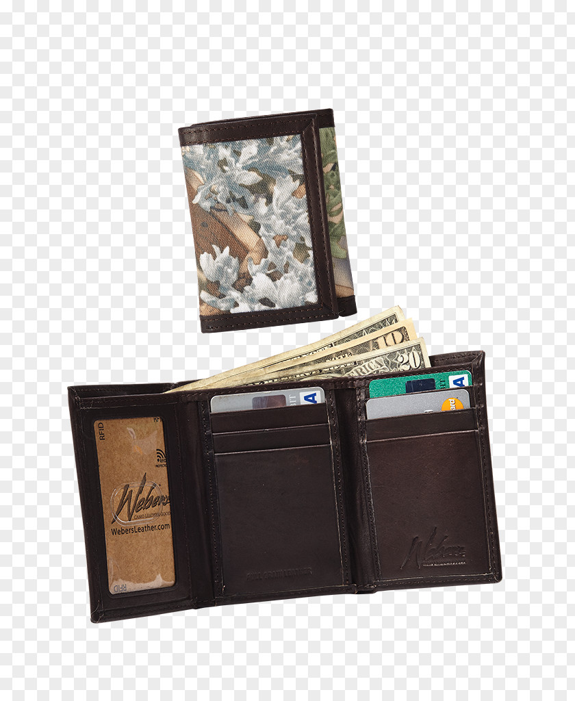 Wallet Pocket Money Clip Leather Camouflage PNG