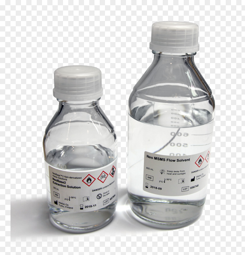 Water Glass Bottle Solvent In Chemical Reactions Solution PNG