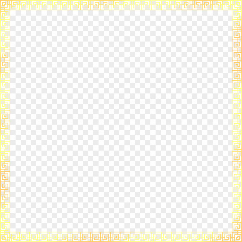 Continental Frame Golden Square Angle Yellow Pattern PNG