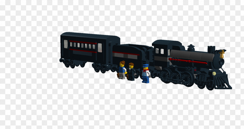 Steam Train Locomotive Passenger Car LEGO PNG