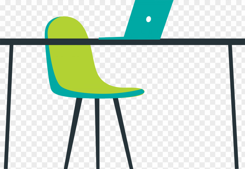 Angle Line Green Area Chair PNG