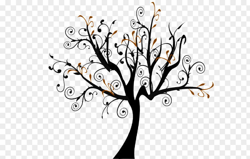 Decorative Olive Branch Tree Clip Art PNG