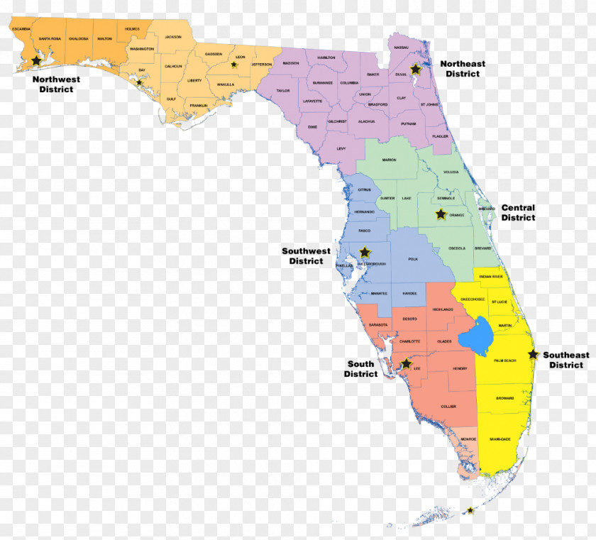 Florid Florida's Congressional Districts Map Florida Department Of Environmental Protection Douglas High School Shooting PNG