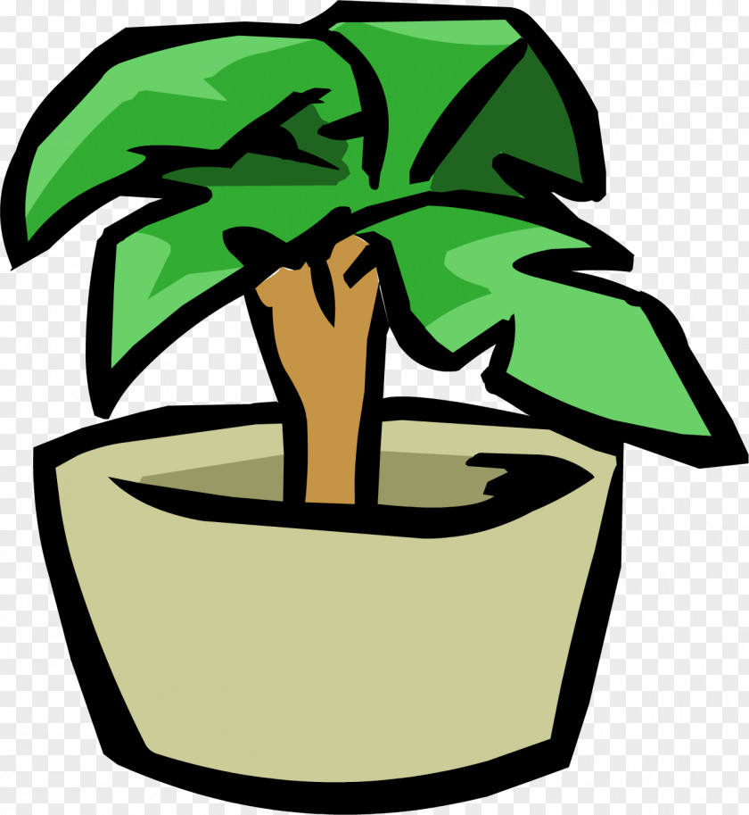 Igloo Club Penguin Island Houseplant PNG