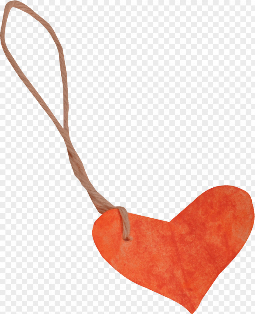 Neon Orange Heart Product Design S.A. PNG
