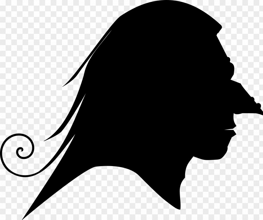 Profile Silhouette Witchcraft Clip Art PNG