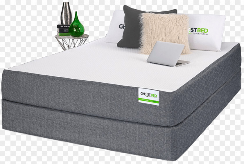 Bed Sheets GhostBed 11 Inch Cooling Gel Memory Foam Mattress With 20 Year Warranty Box-spring PNG