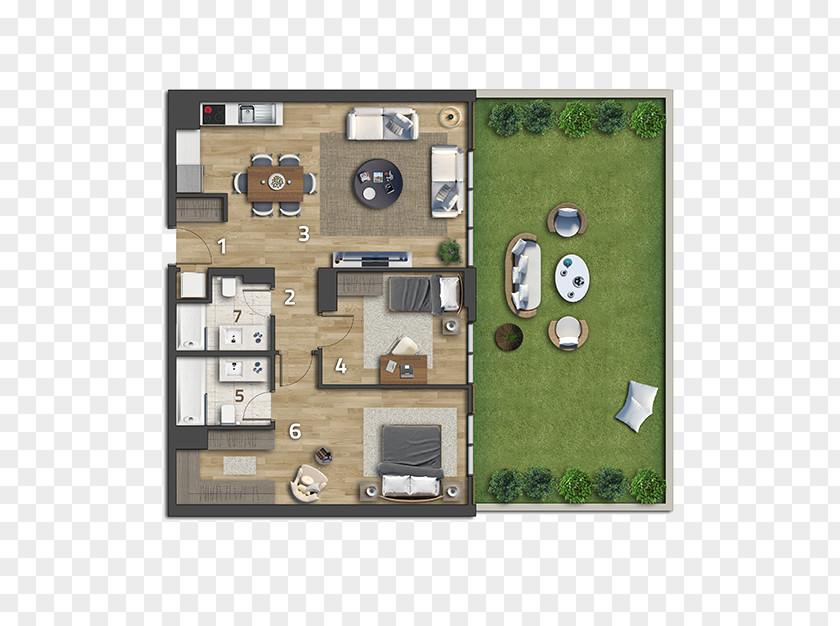 Koy Floor Plan Village Apartment PNG