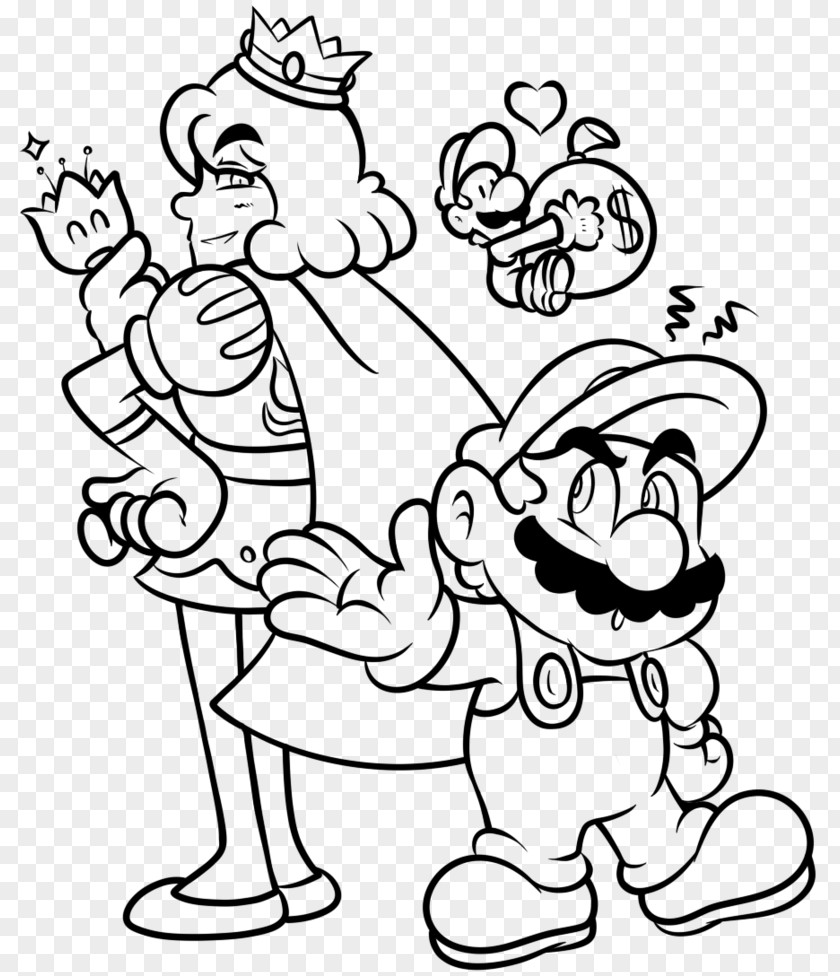 Prince James Mario & Yoshi Luigi: Superstar Saga Princess Peach Drawing PNG