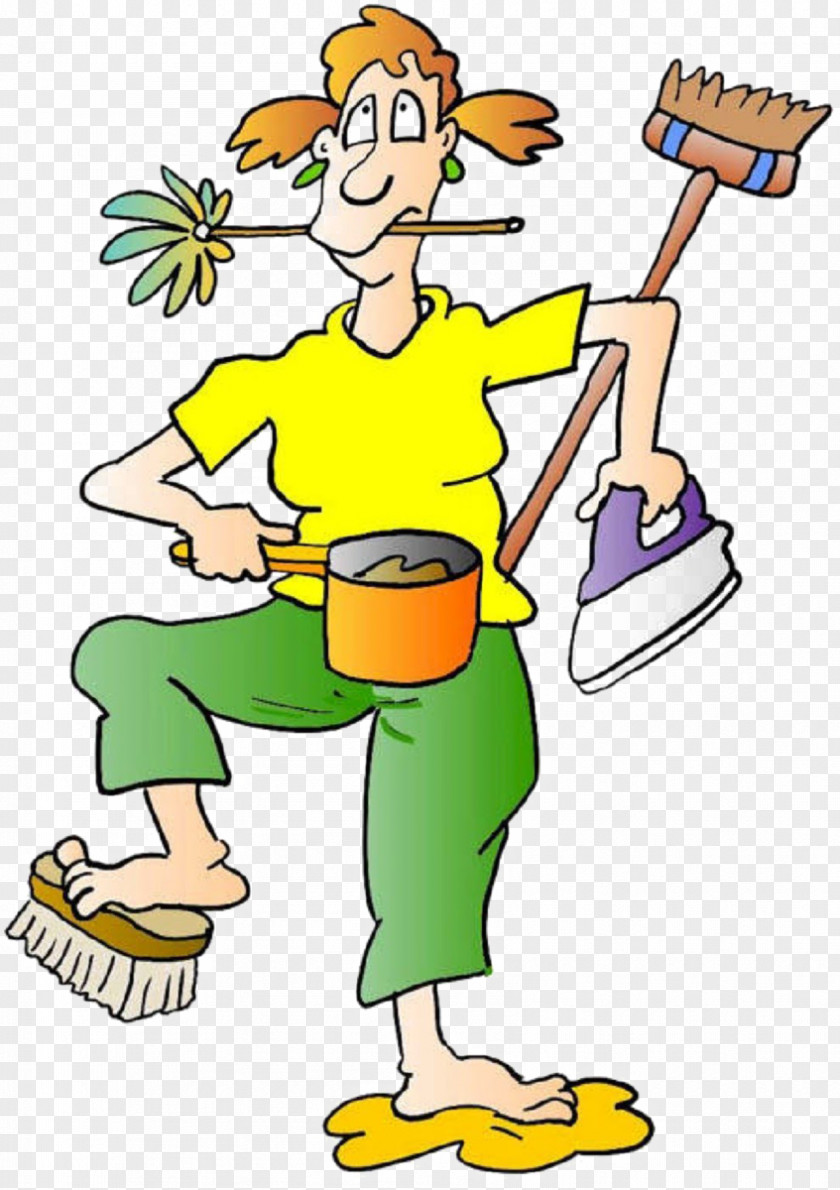 Head Of The Household Cartoon Cleaning Housekeeping Maid Service Clip Art Cleaner PNG