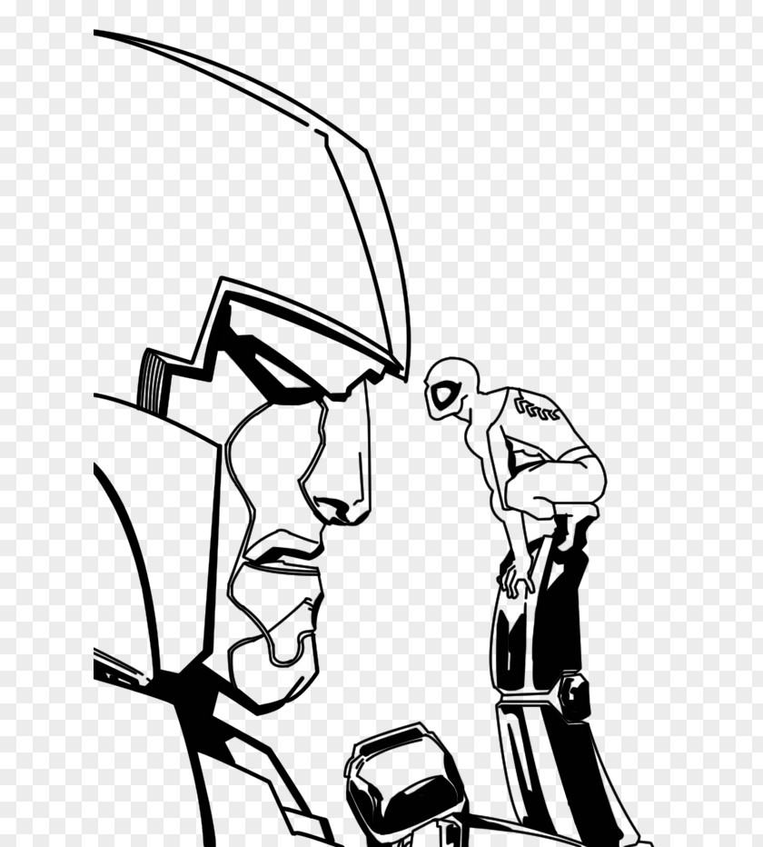 Transformers Foc Megatron Drawing Line Art /m/02csf Clip PNG