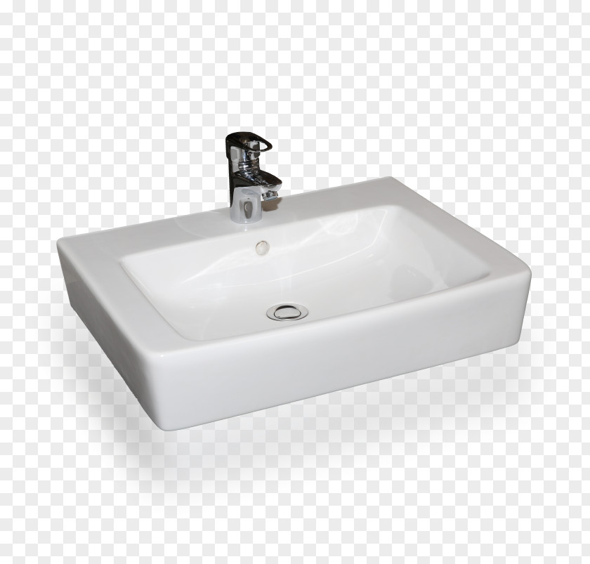 Wash Basin Kitchen Sink Ceramic Tap Bathroom PNG