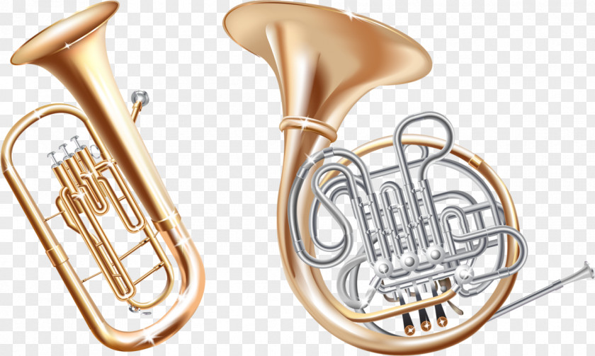 Brass Instrument Saxhorn Tuba Wind Musical Instruments PNG